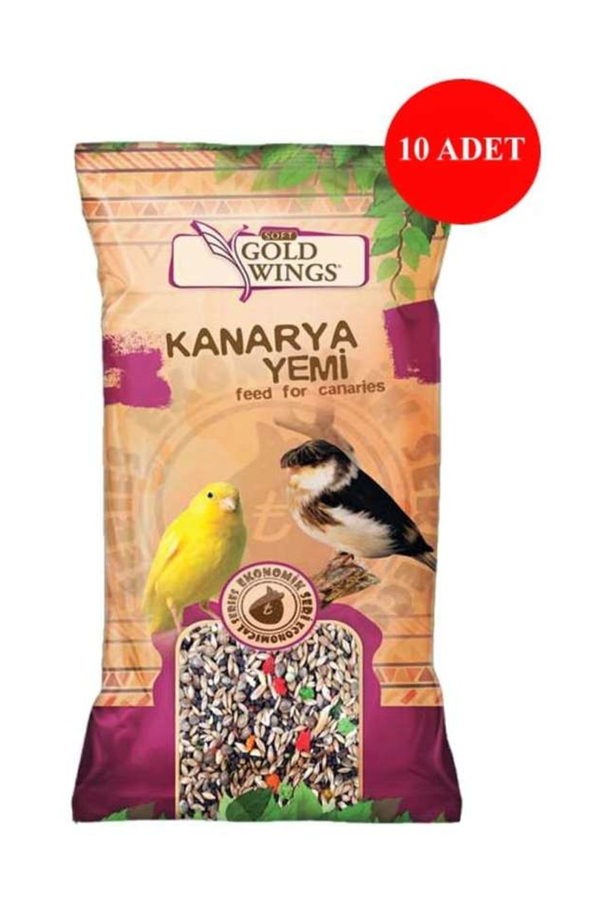 Gold Wings Meyveli Kanarya Yemi 300 gr x 10 Adet