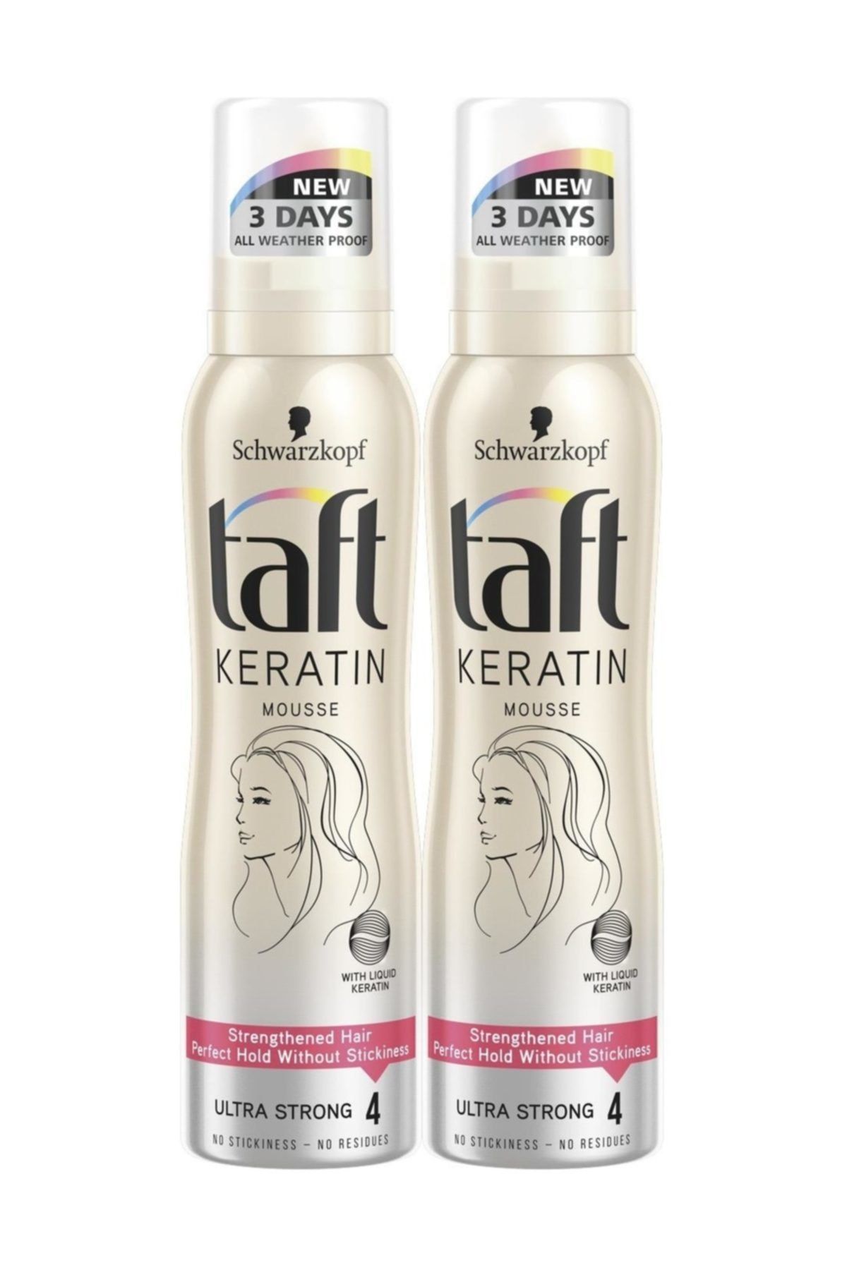 Taft Keratin Köpük 150ml X2 Adet