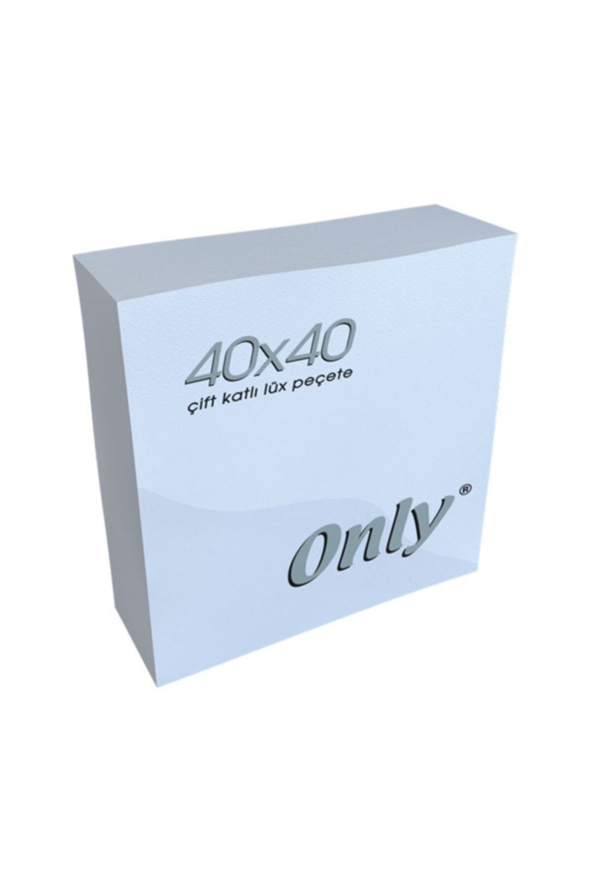 Only Çift Katlı Lüx Peçete Beyaz 40x40