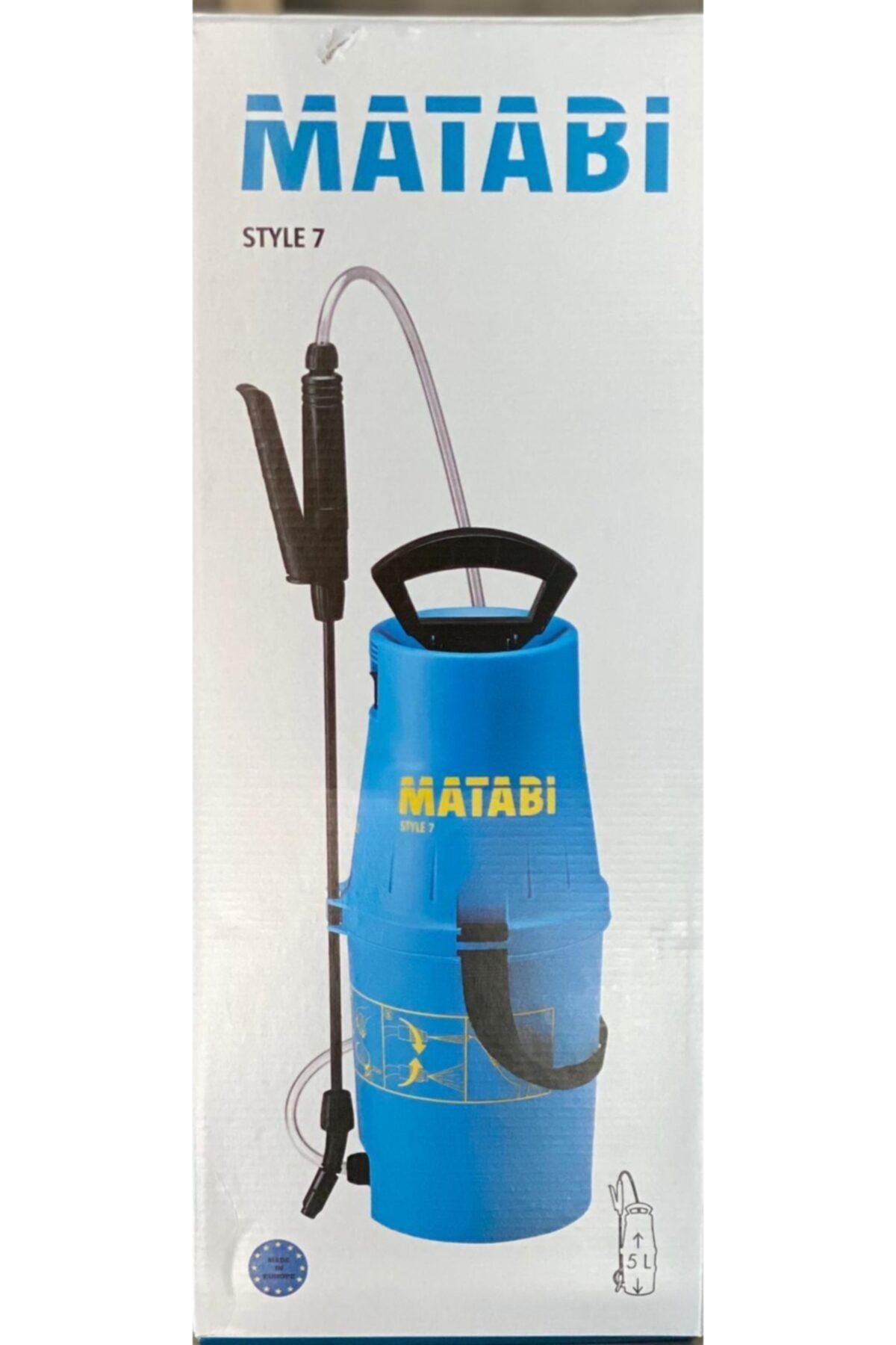 Matabi Püskürtücü Pompa Sulama Kabı 5 lt