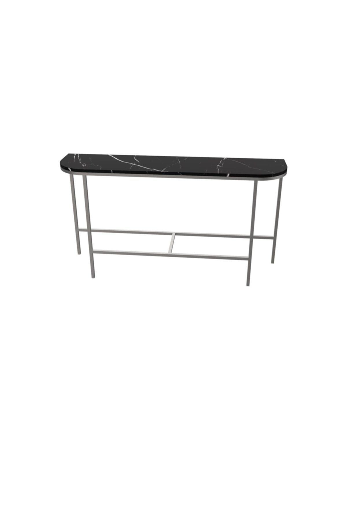 MAKSA Callisto 150cm Alexandrette Black Satine Paslanmaz Konsol