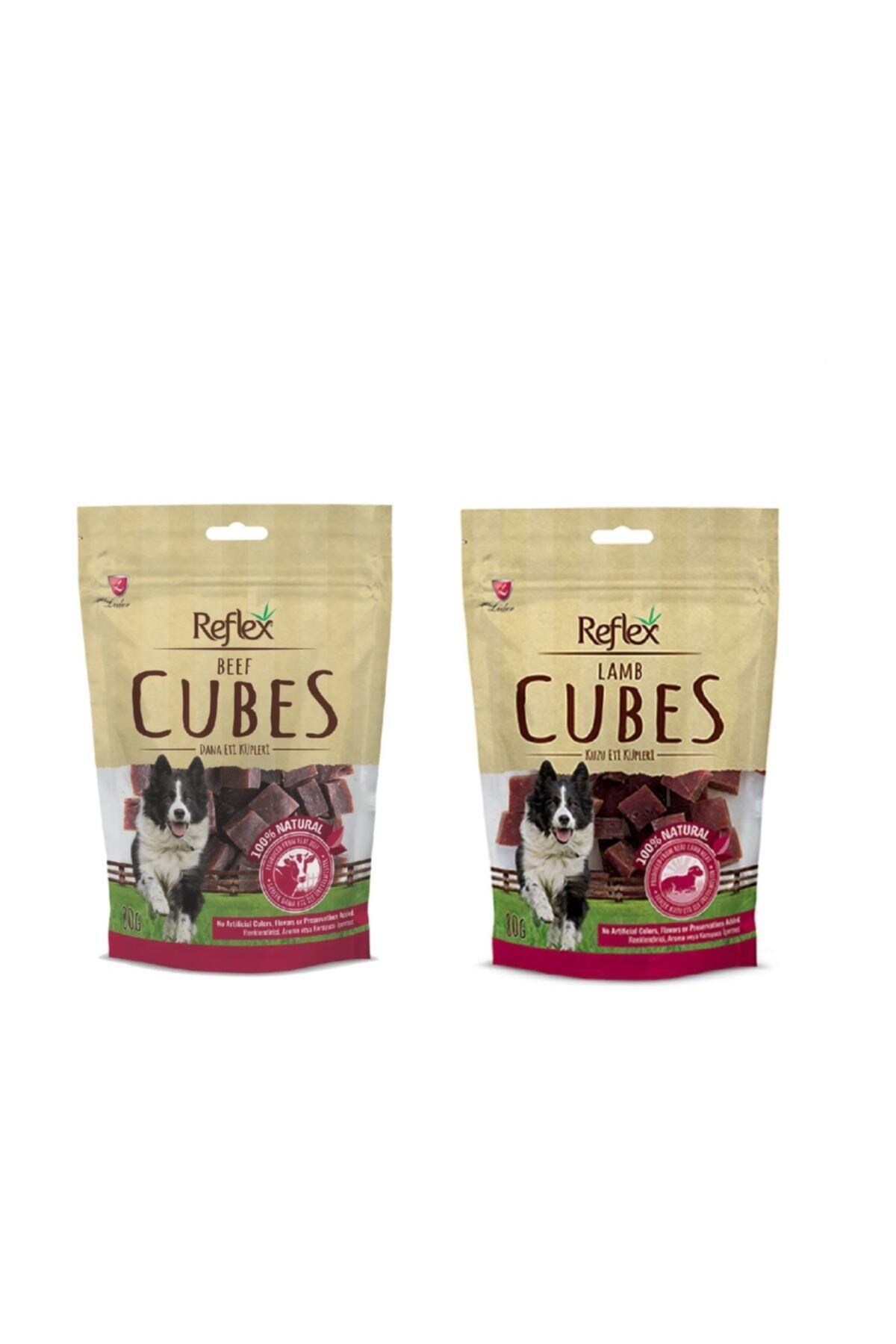 Reflex Lamb Küp  Ve Beef  Küp Köpek Ödülü 80 Gr * 2 Adet