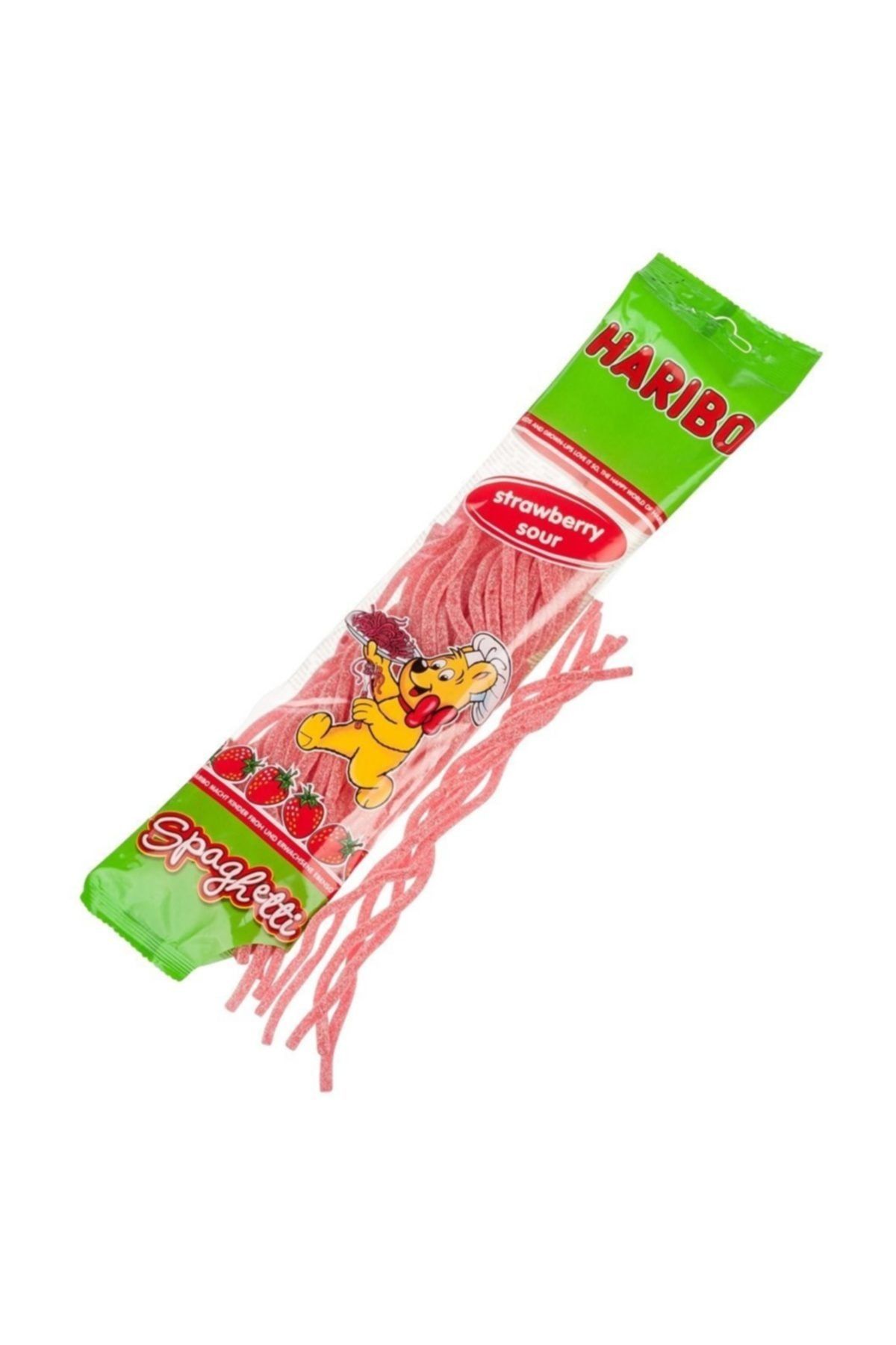 Haribo 200 Gr Strawberry Sour Spaghetti