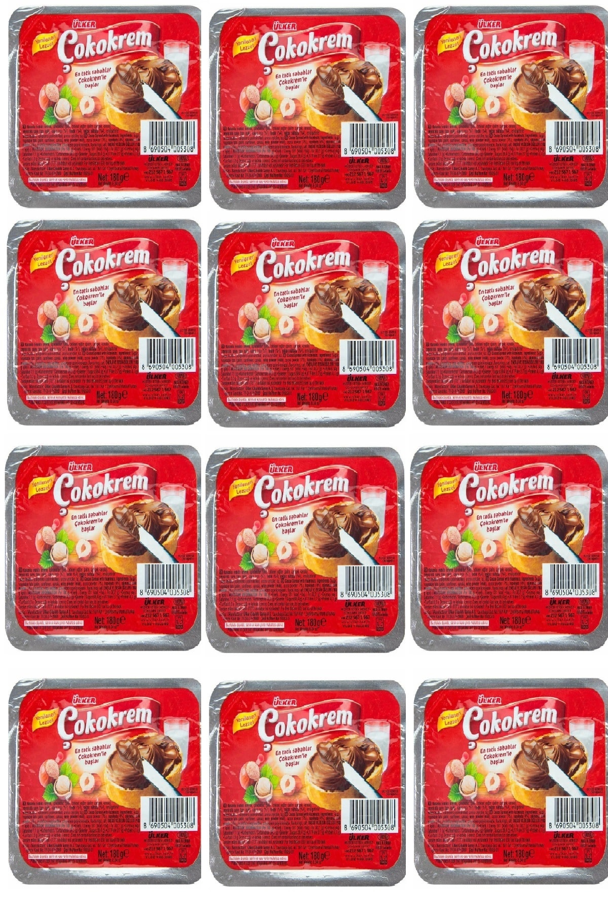 Ülker Çokokrem 180 G X 12 Adet