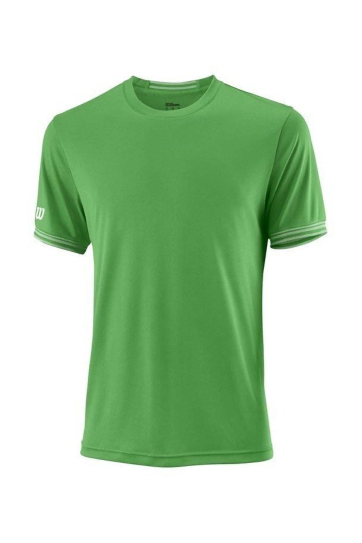 Wilson Team Solid Crew Yeşil Erkek Tenis T-shirt Wra765303