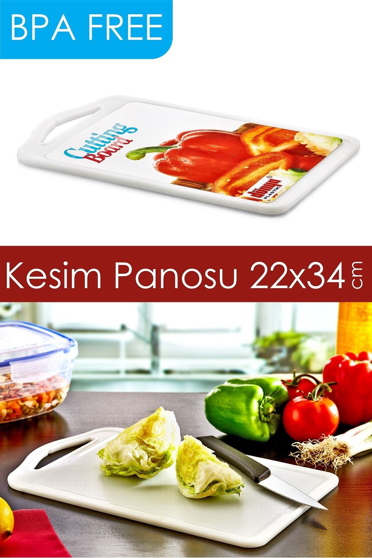 PDHome Plastik Kesim Panosu(Büyük Boy)