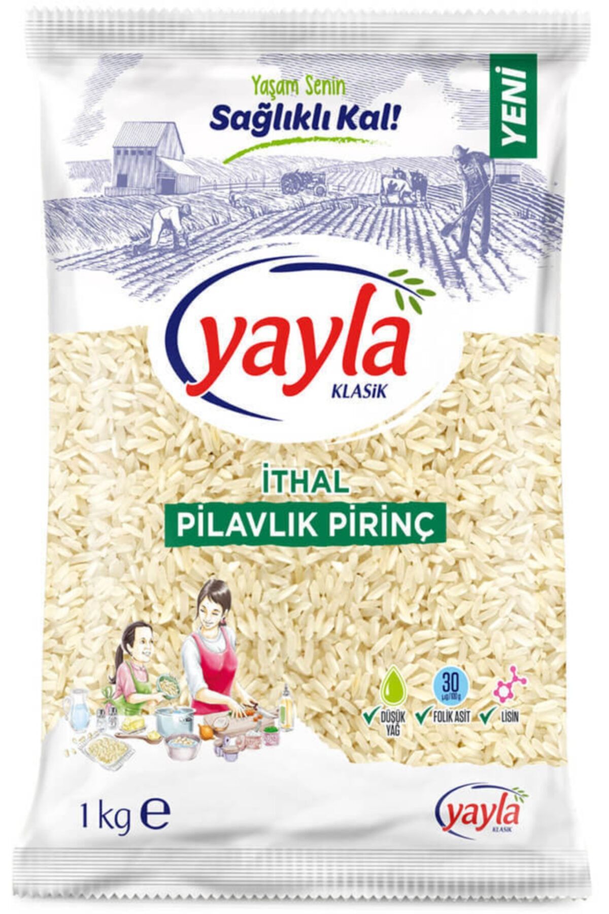 Yayla Ithal Pilavlık Pirinç 1 Kg