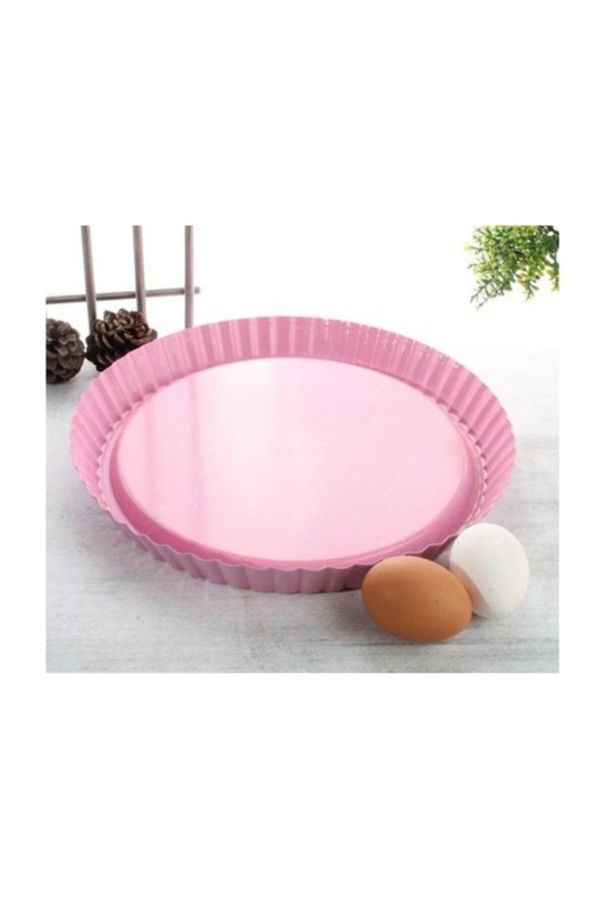 PoloChef Polo Shef Granit Pembe Turta Tart Kek Kalıbı 28 cm