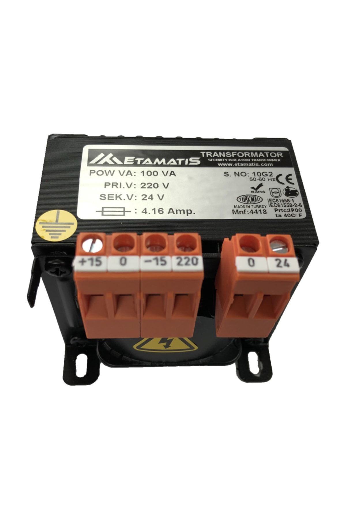 Etamatis 100 Va Transformatör 380/220 V Ac Trafo