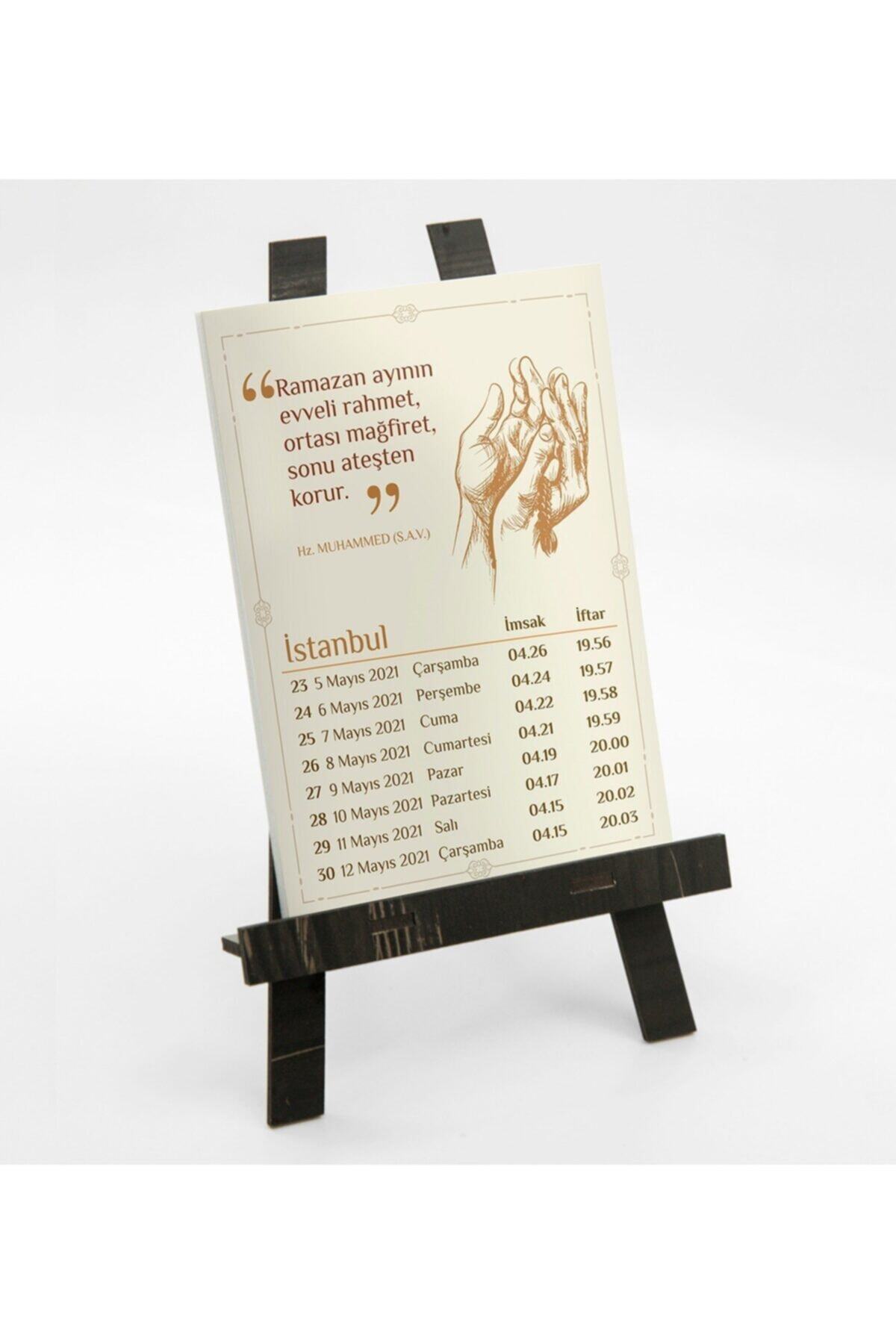 Yaprak Hediyelik Istanbul Için 2021 Ramazan Imsakiyesi