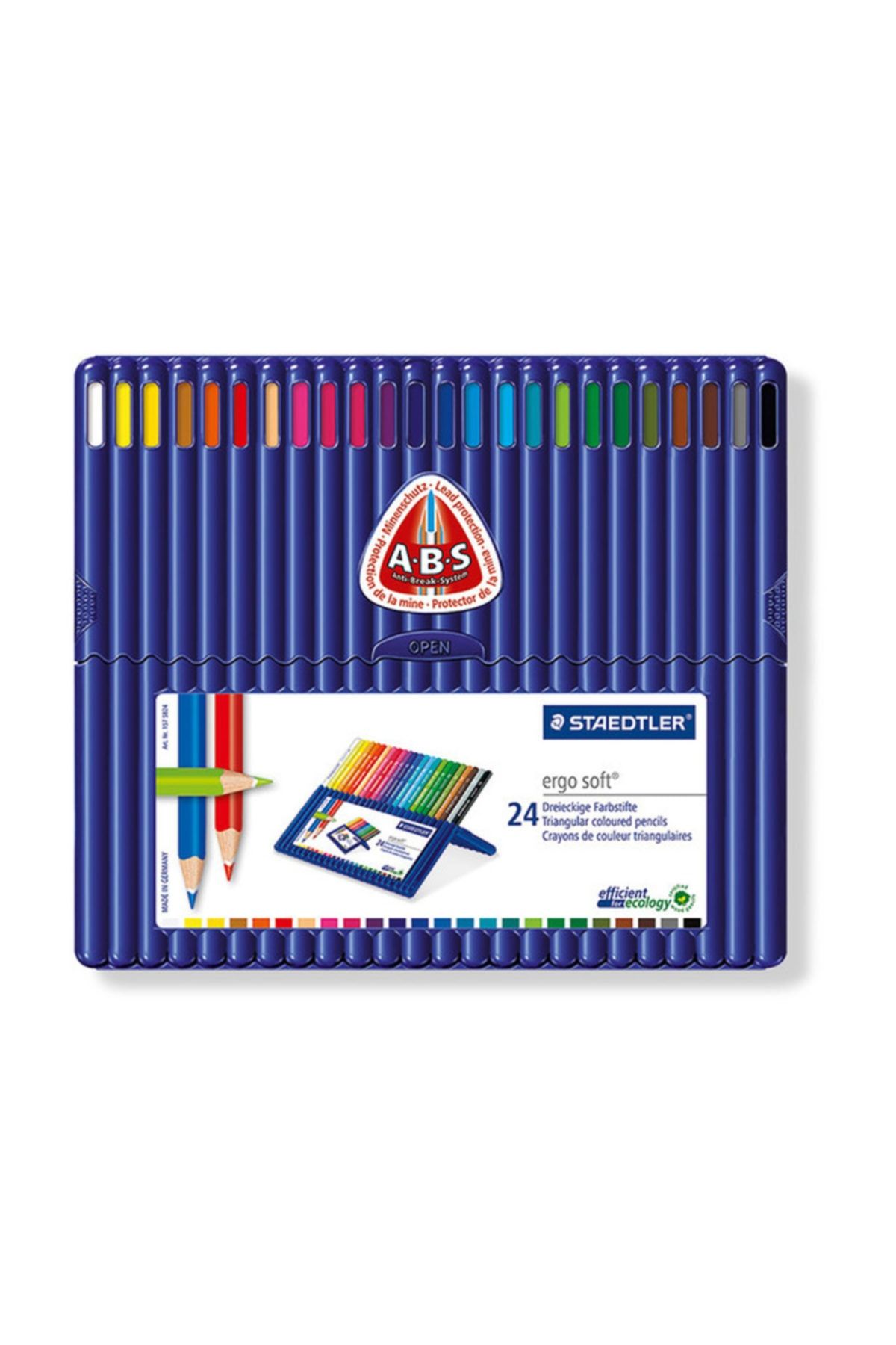 staedtler ergosoft ucgen kuru boya kalemi 24 lu set 157 sb24 fiyati yorumlari trendyol