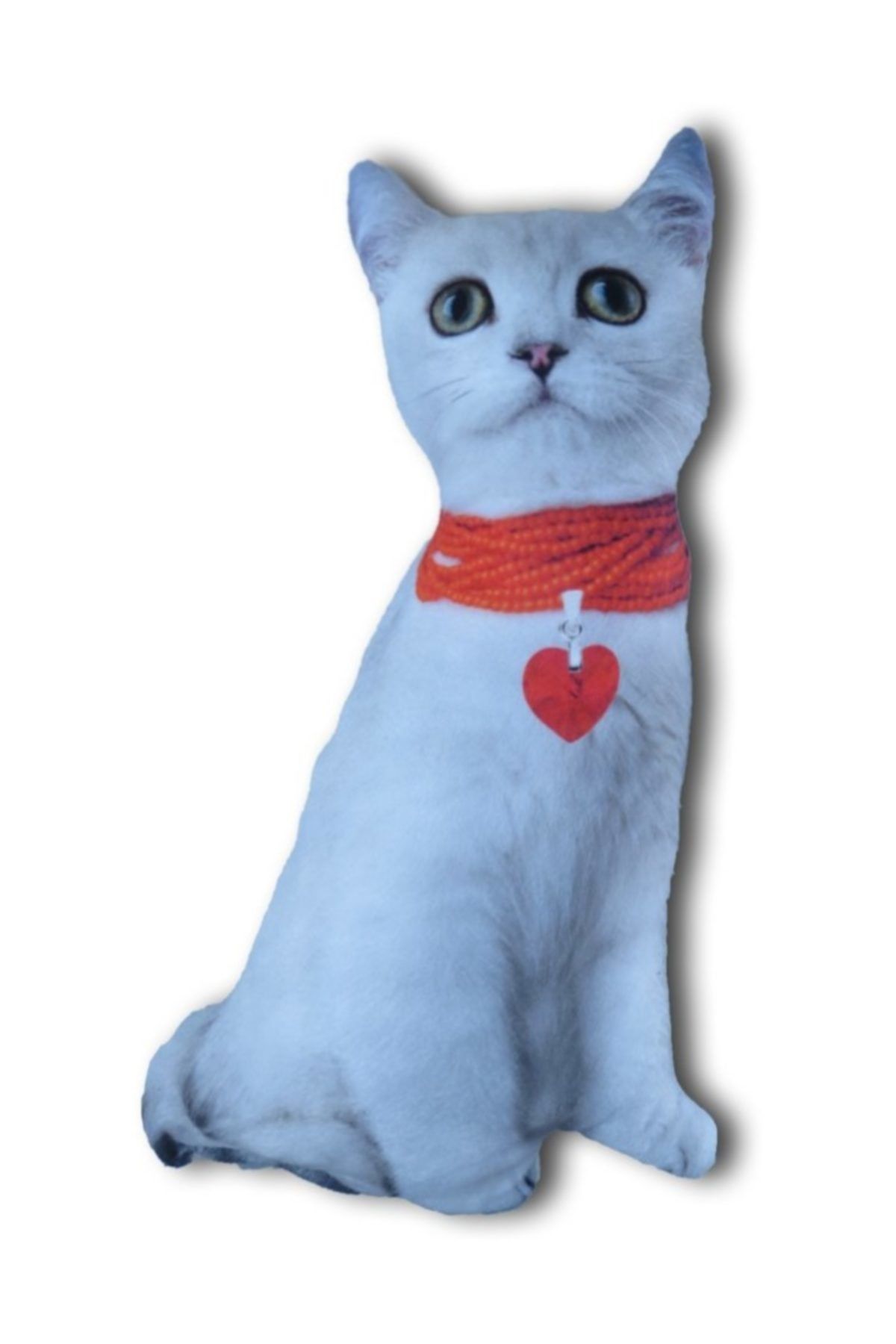 DECO White Persian Cat Peluş Yastık