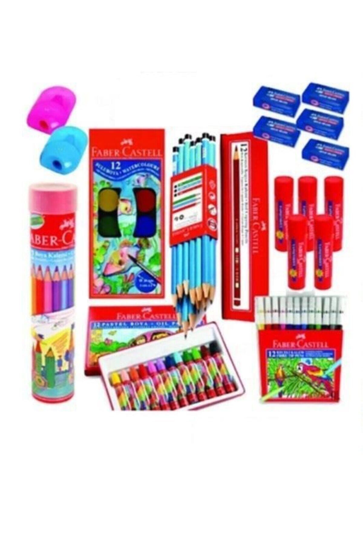 Faber Castell Kırmızı Okul Seti