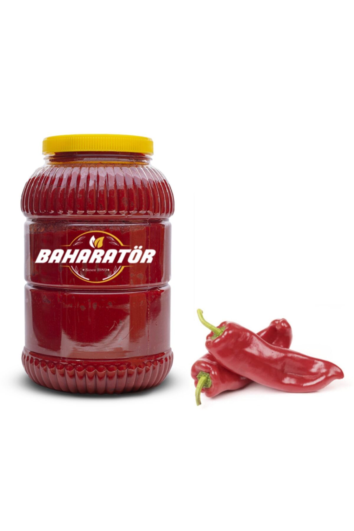 Baharatör Biber Salçası Acı Antep Ev Salçası Özel Yapım (GÜNEŞ) 3 Kg