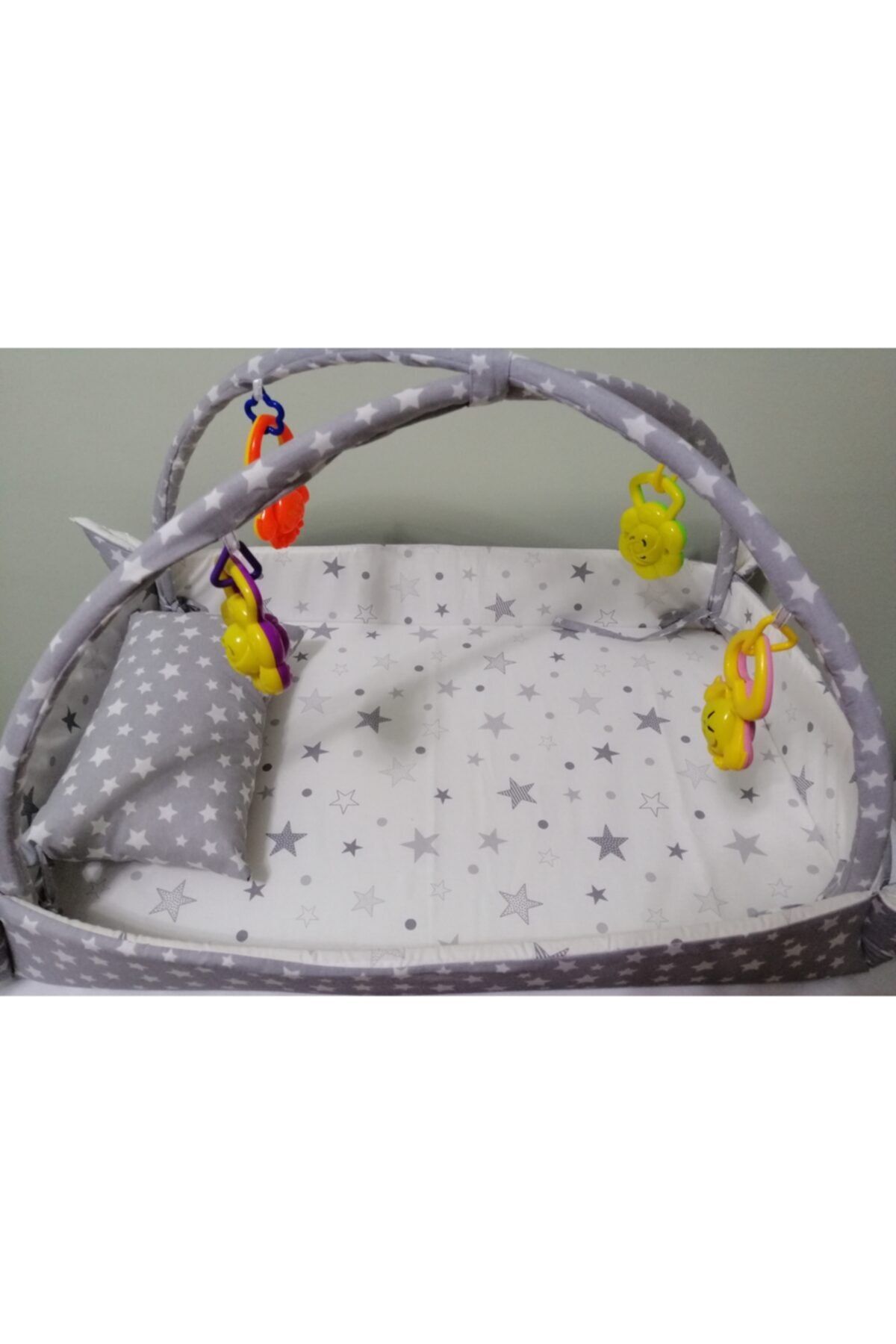 Rosemilla Gri Bebek Oyun Halısı ve Aktivite Alanı