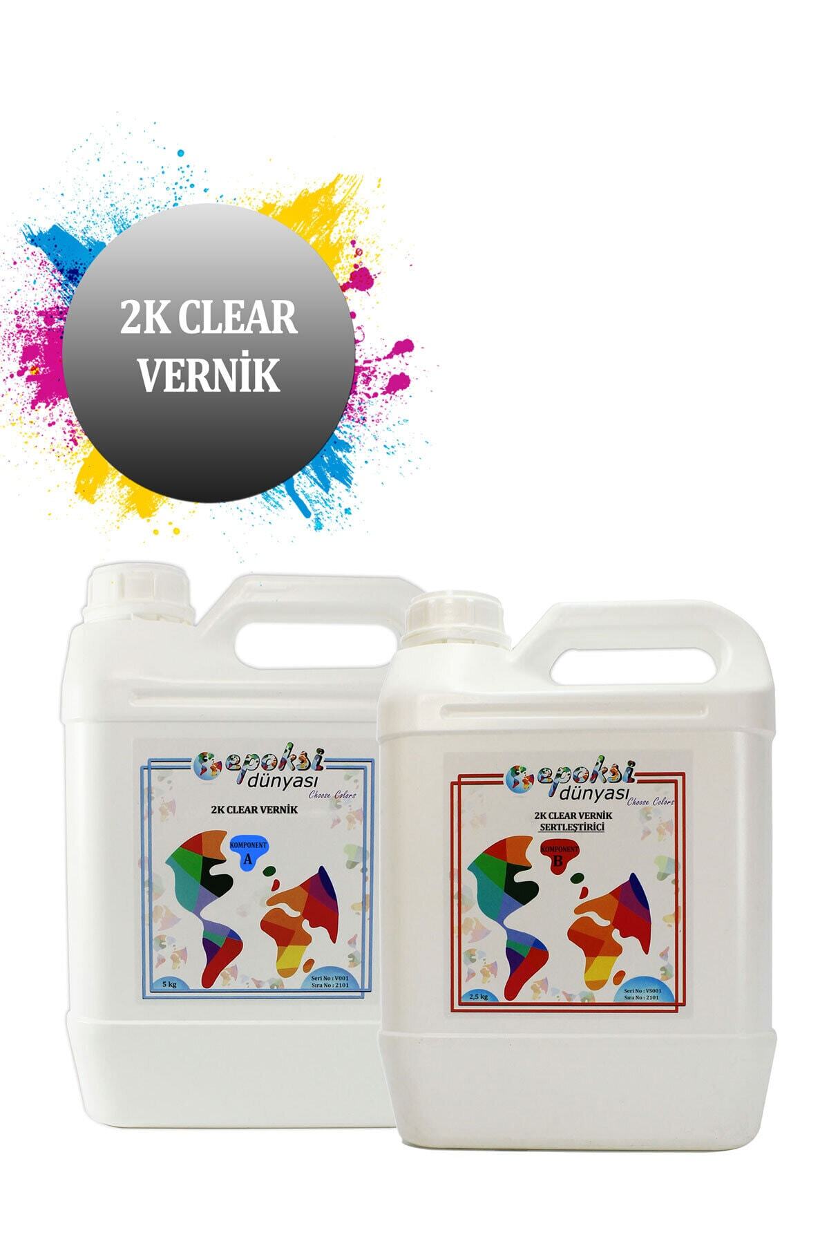 Epoksi Dünyası 2k Clear Vernik (7,5 KG.)