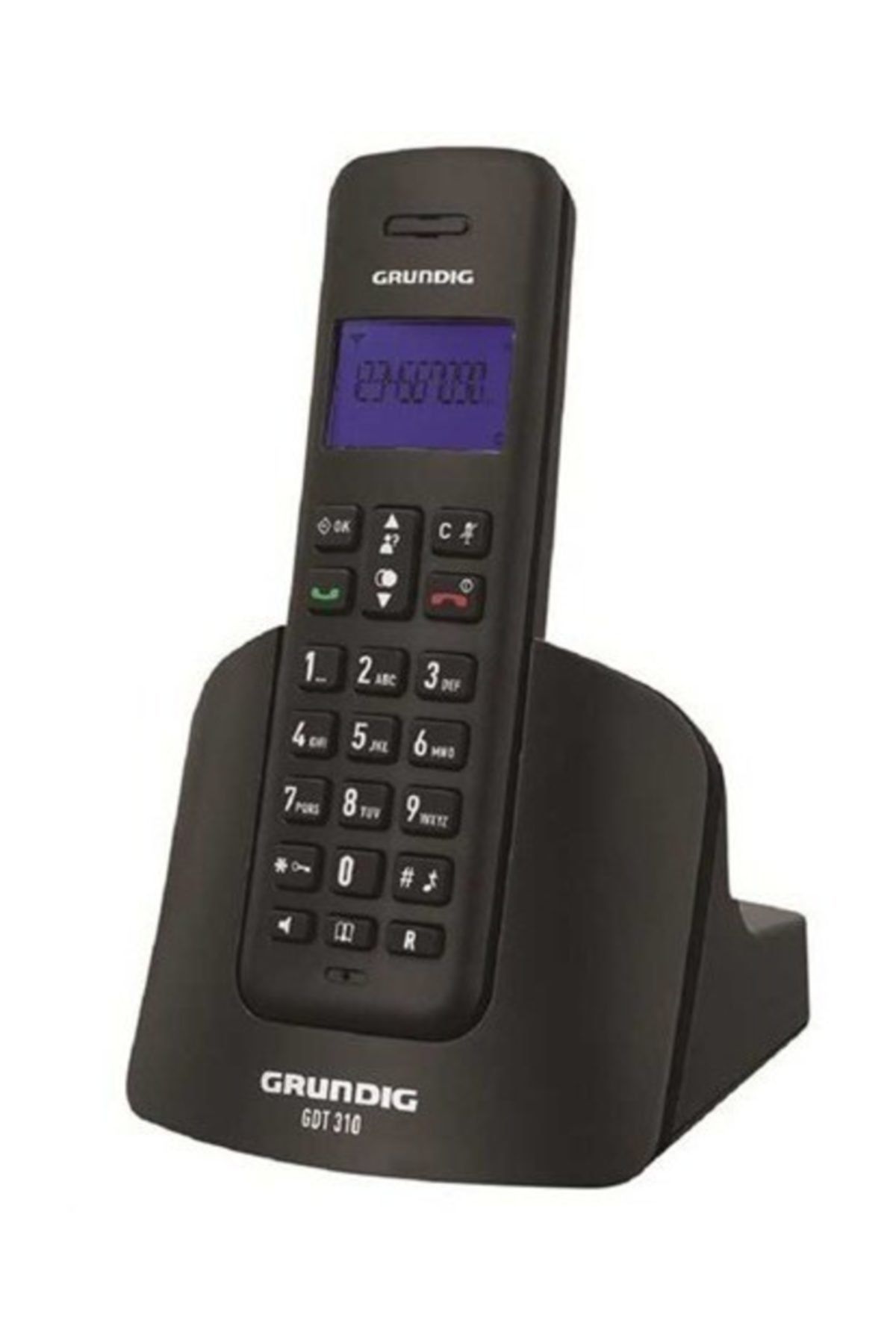 Grundig Gdt 310 Sıyah Dect Telefon