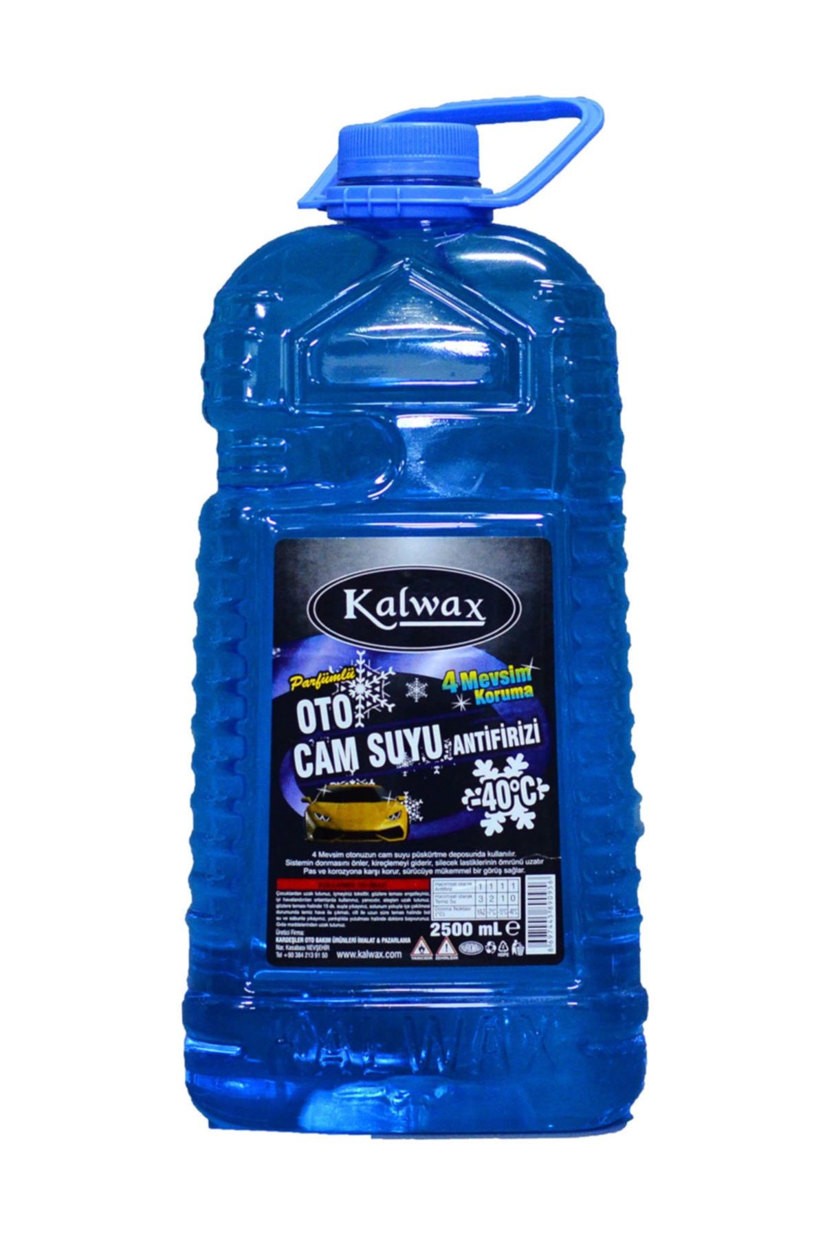 kalyoncu Kalwax Cam Suyu Antifrizi 8 Adet Parfümlü -40c  2,5 lt.
