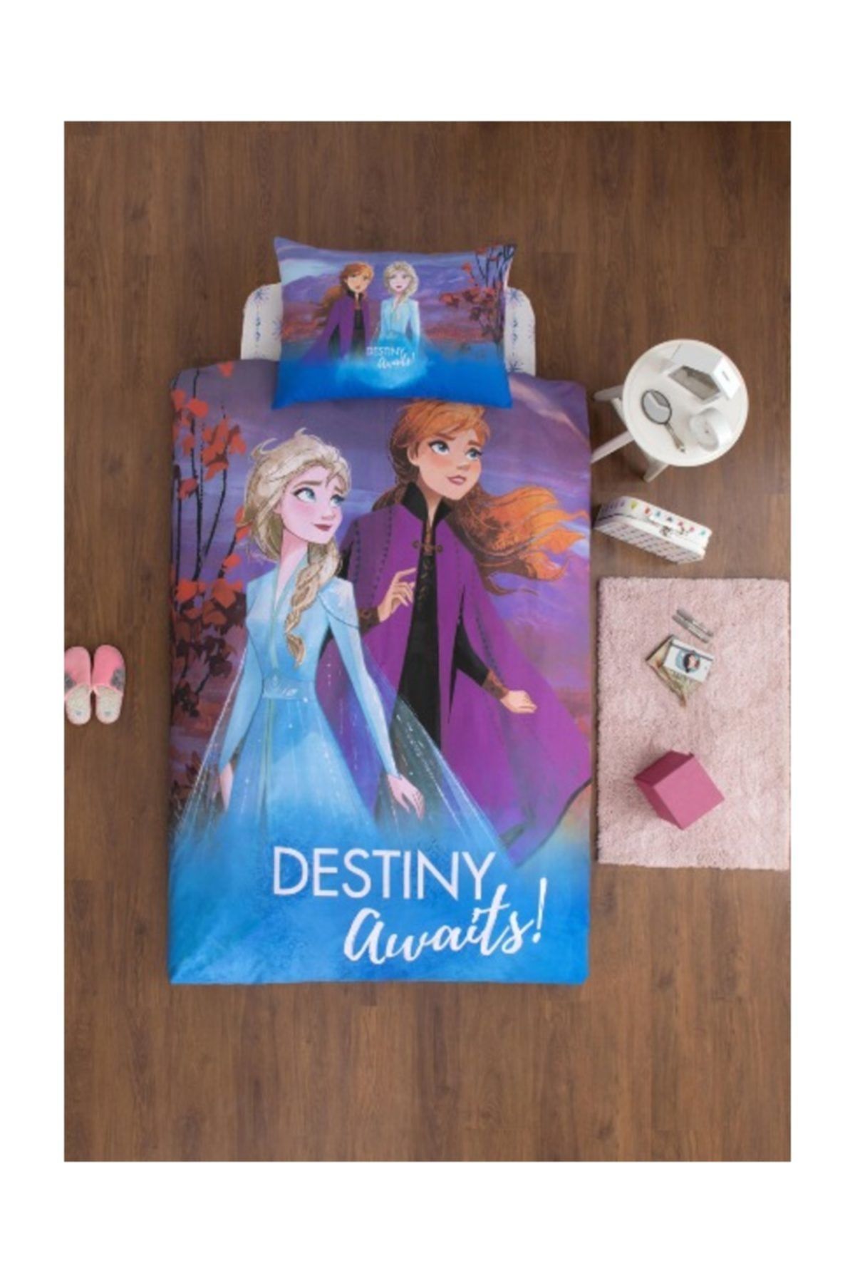 ozdilek lisansli tek kisilik ranforce nevresim takimi frozen destiny fiyati yorumlari trendyol