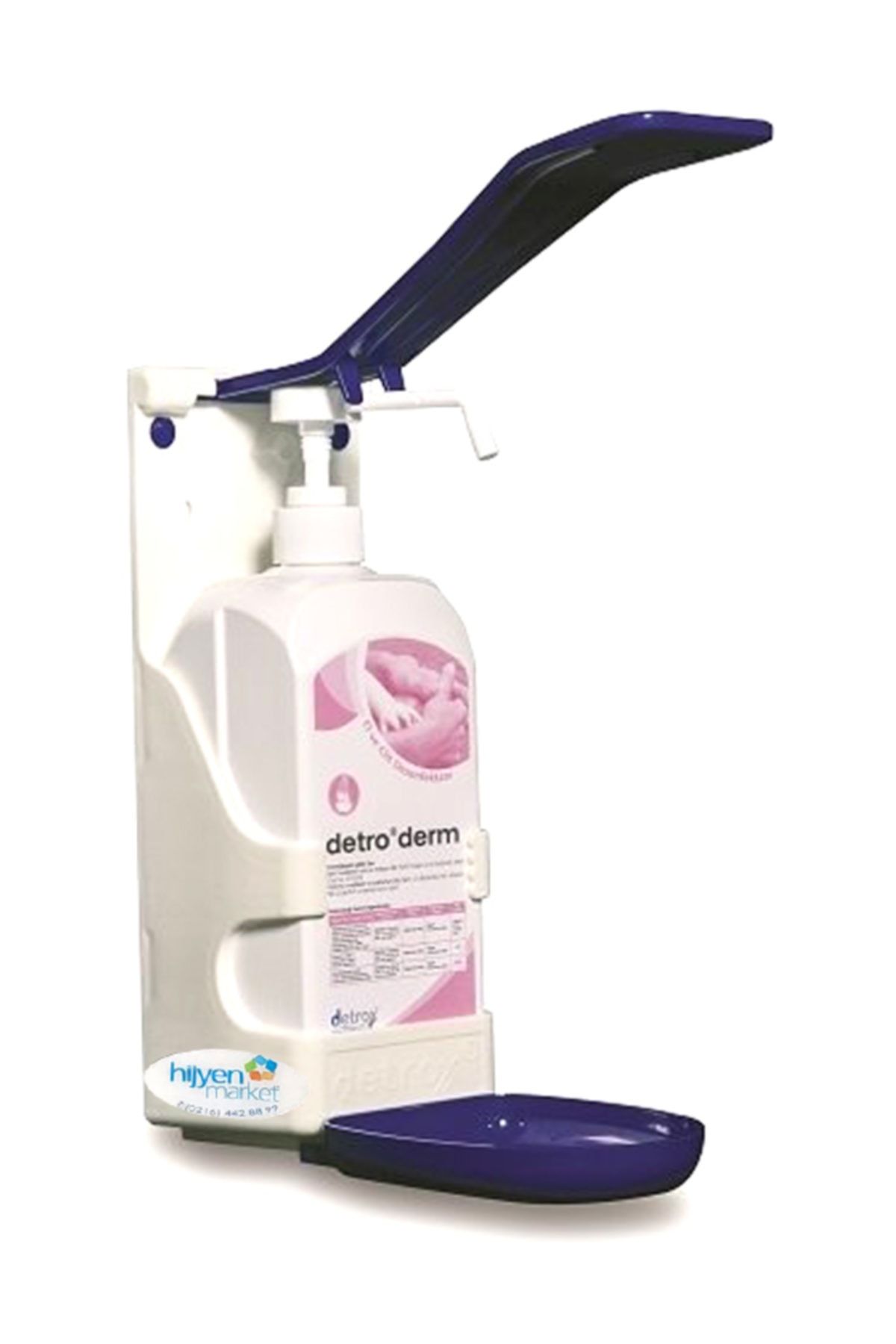 Detrox Detroderm Hijyenik El Temizleme Sıvısı Ile Duvar Ve Masa Dispenseri