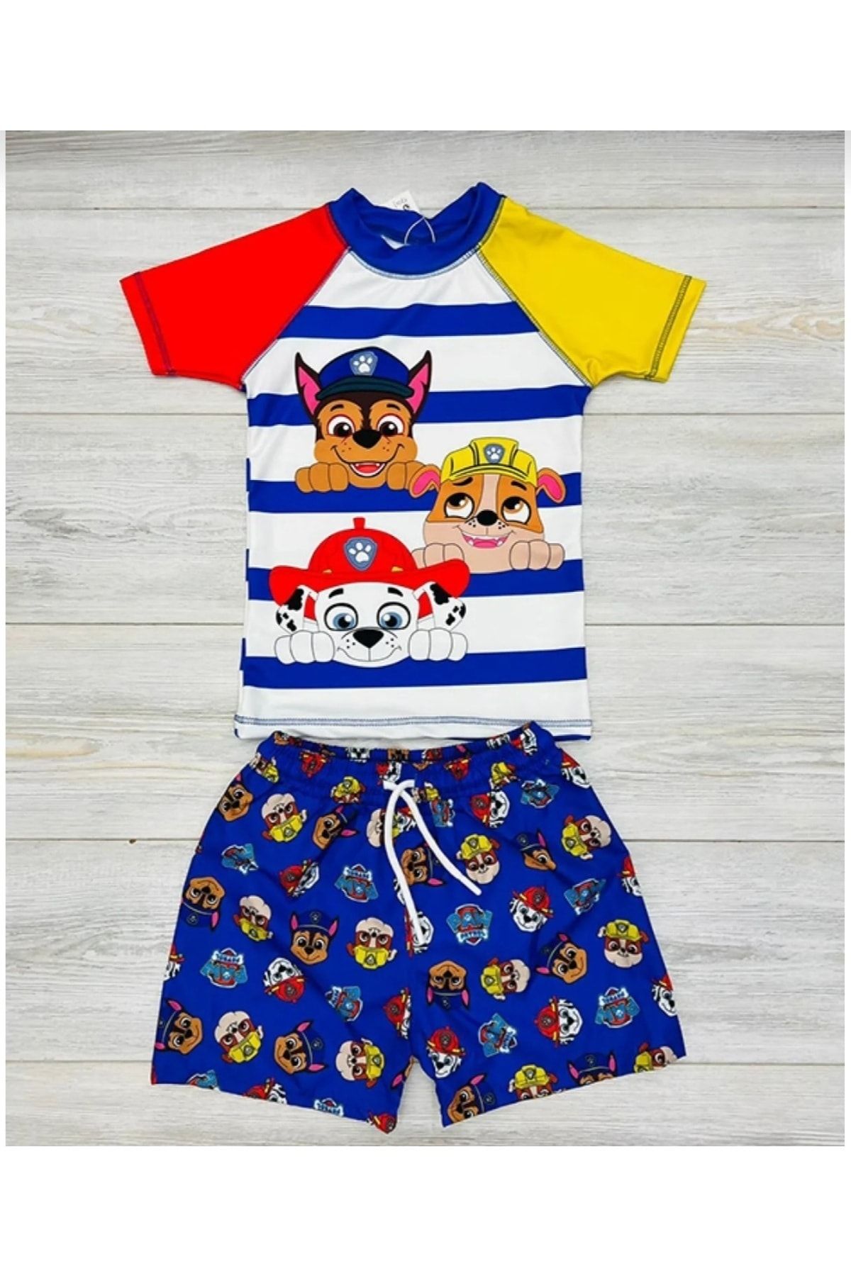 Ladin Store Paw Patrol Printed Diving Parachute Fabric 2 Piece