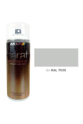 Carat Ral 7035 Parlak Gri Akrilik Sprey Boya 400 Ml Germany Image 0