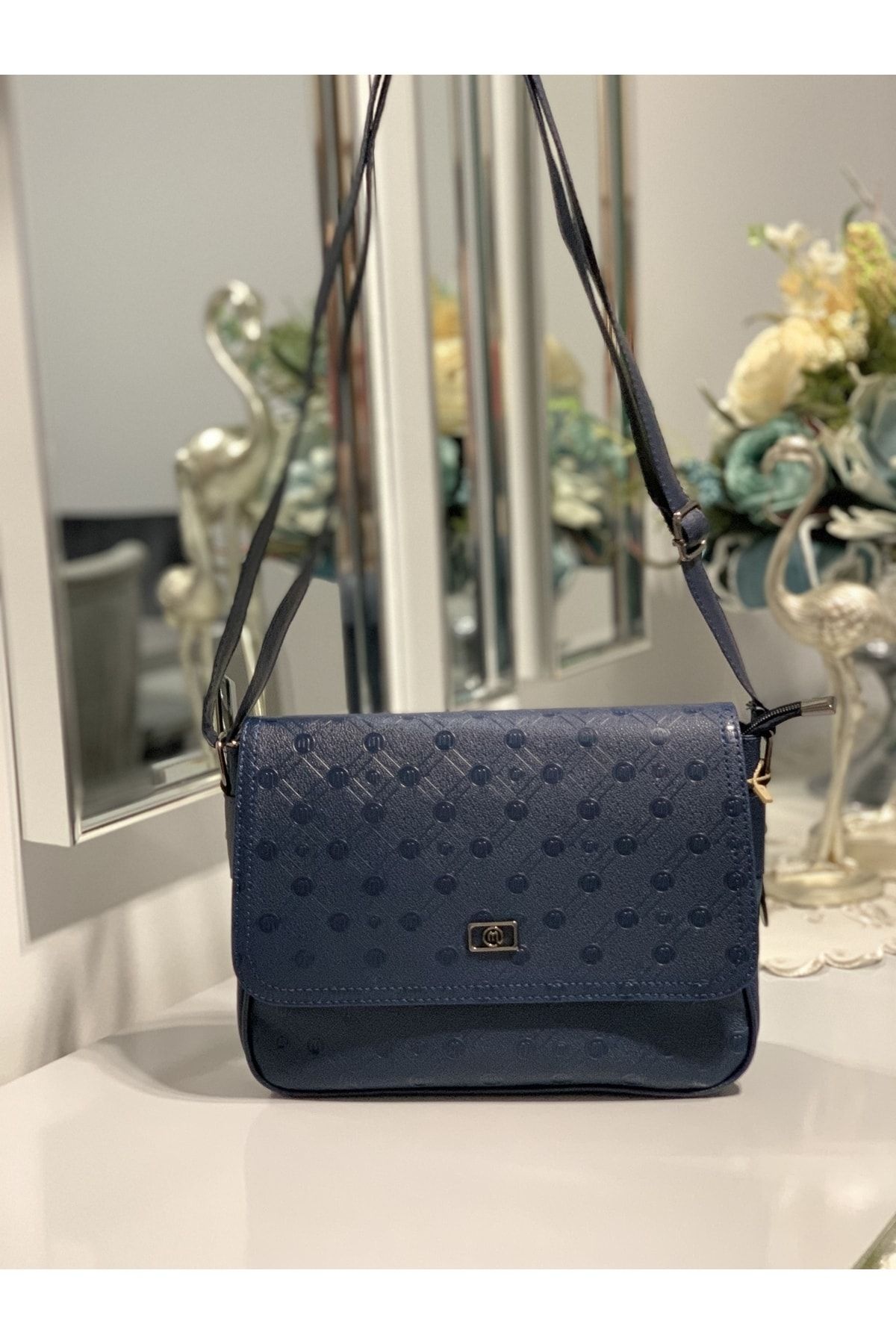 Mcm navy hotsell blue crossbody