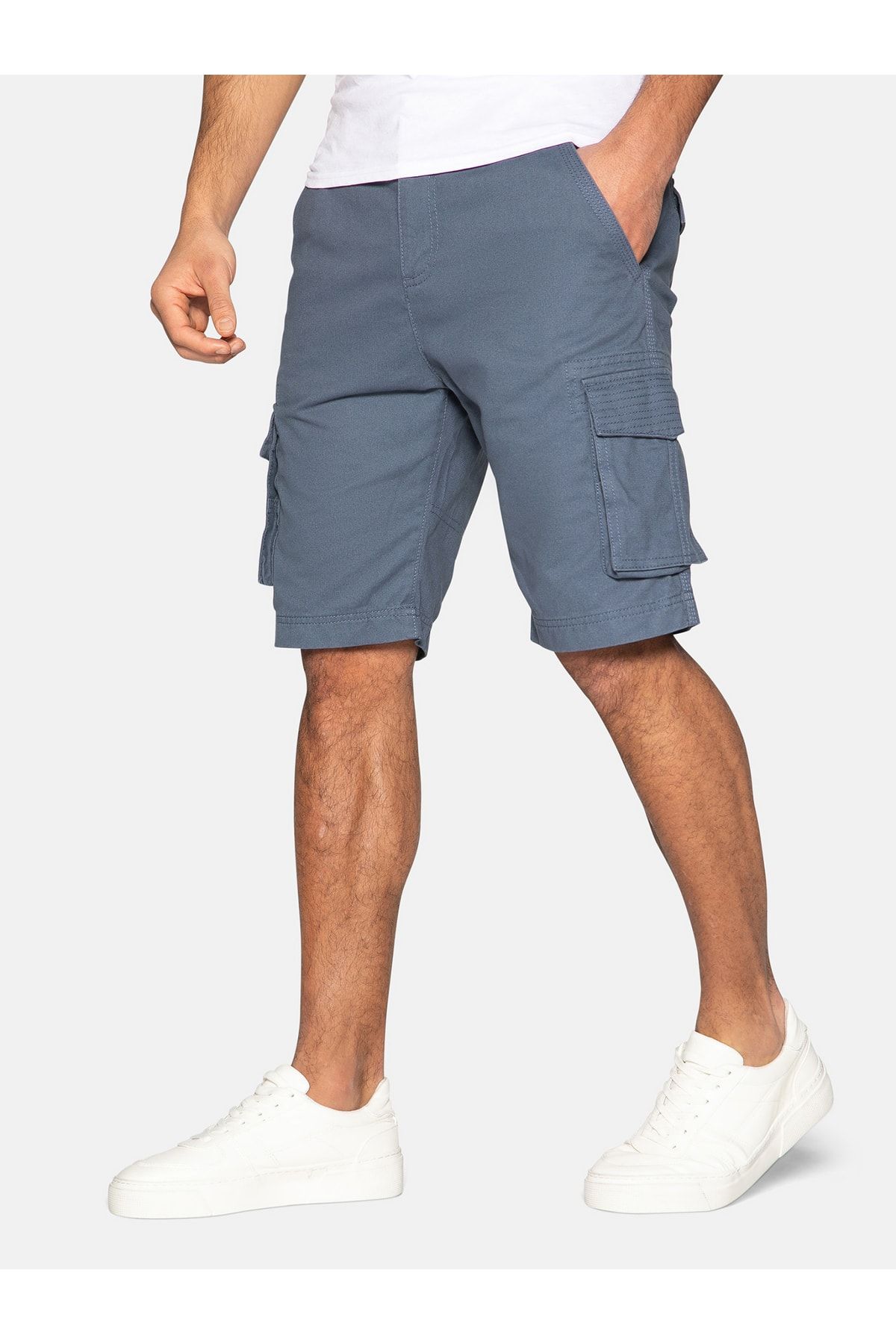 Threadbare Shorts Blue Normal Waist Trendyol
