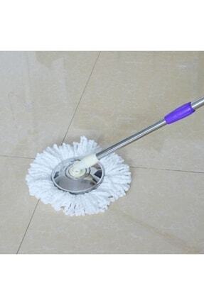 2 Adet Yedek Mop Bezi Mikrofiber Pamuk Spin Paspas Başlığı 360 Dönen Sihirli Bez Image 0