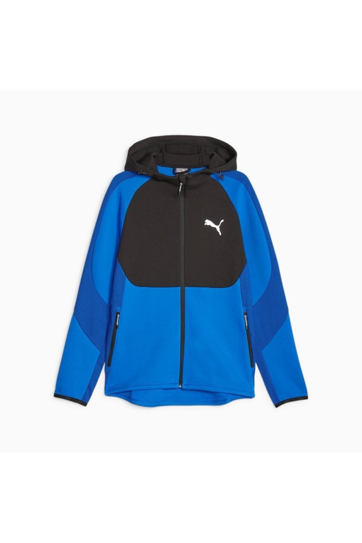 Puma EVOSTRIPE Full Zip Hoodie DK Blue Men s Tracksuit Trendyol