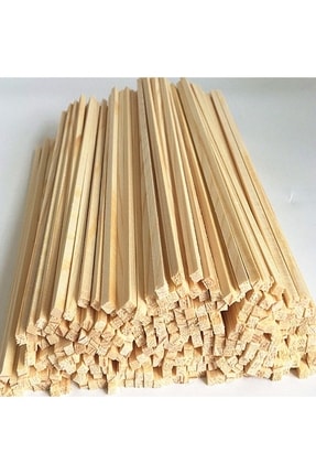 Ince Ahşap Çıta ( 5 Mm X 10 Mm ) 98 Cm (24ADET) Image 0