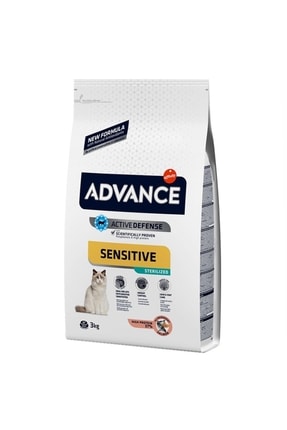 Sensitive Sterilised 3kg Somonlu Kısır Kedi Maması Kısırlaştırılmış Kedi Maması Hassas Kedi Image 0