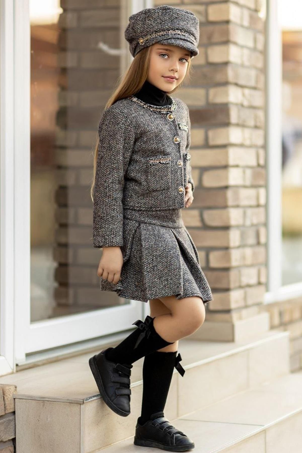 Girls on sale tweed suit