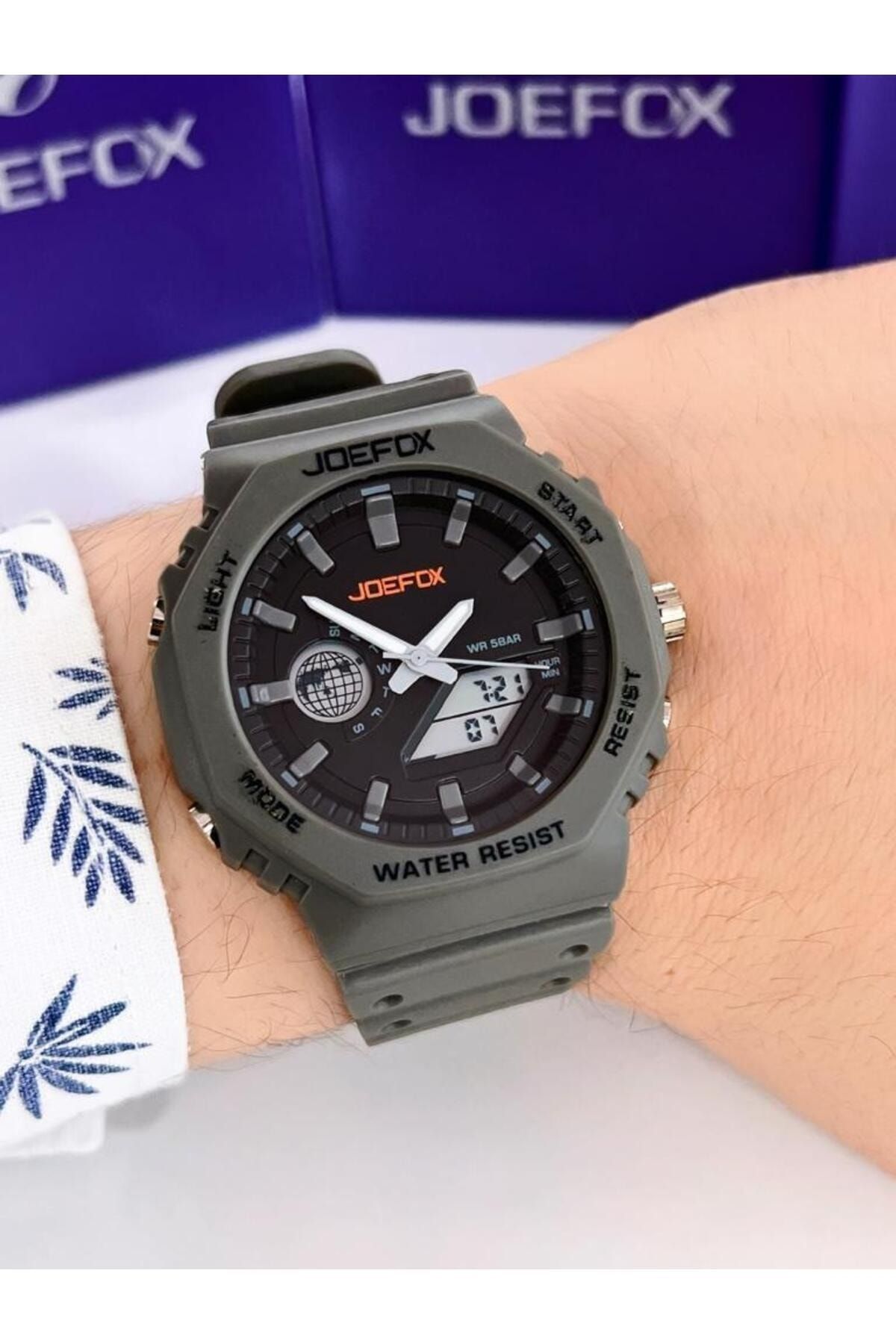 Joefox Watch Gray Gray Trendyol