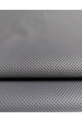 Gri Suni Deri Noktalı Oto Döşeme Sandalye Baza Başlık 1 Adet 100 Cm X 140 Cm 1.sınıf Kaliteli Image 0