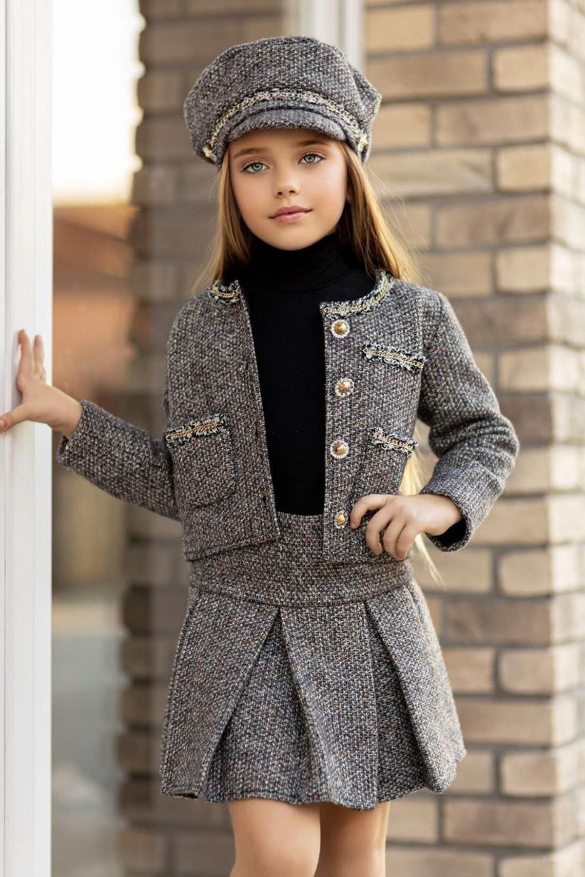 Girls tweed suit new arrivals