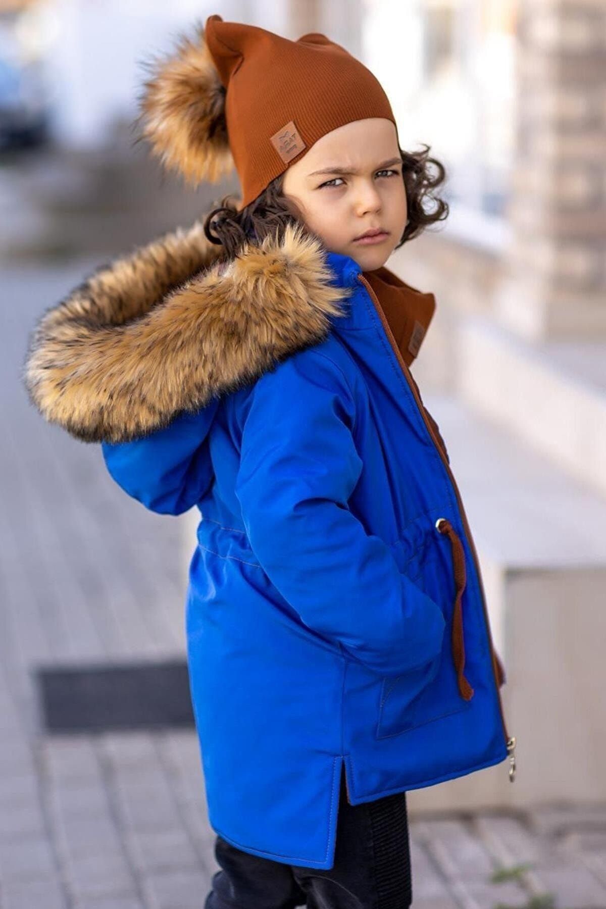 Furry store blue jacket
