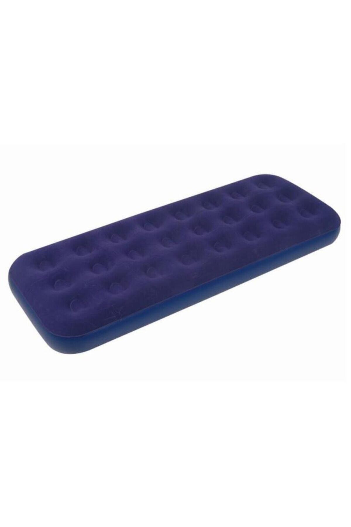 Single flocked top airbed tesco