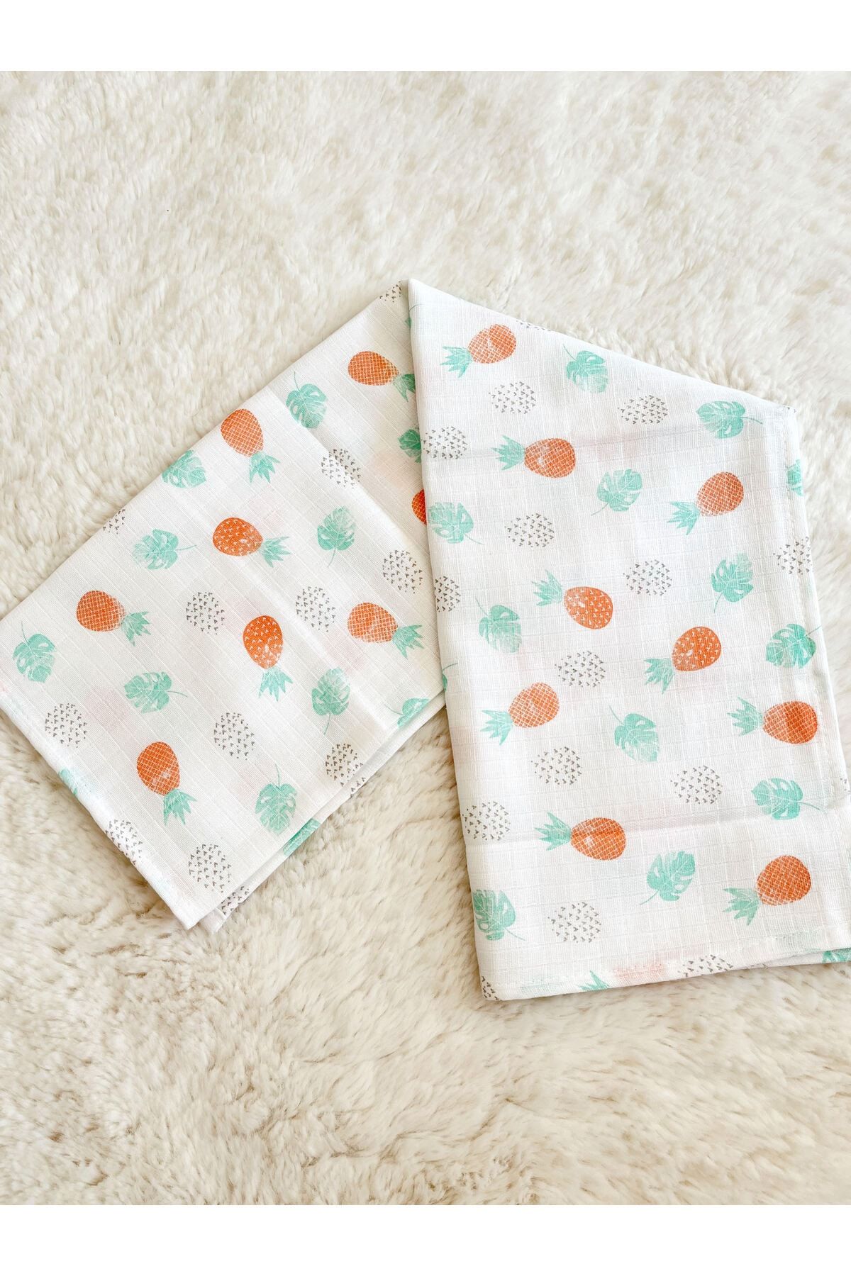 Pineapple muslin blanket best sale