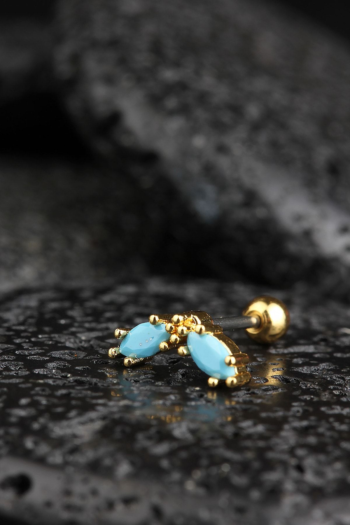 BodyGreen New Season 0.8 MM BAR 316L Steel Tragus Helix Flat