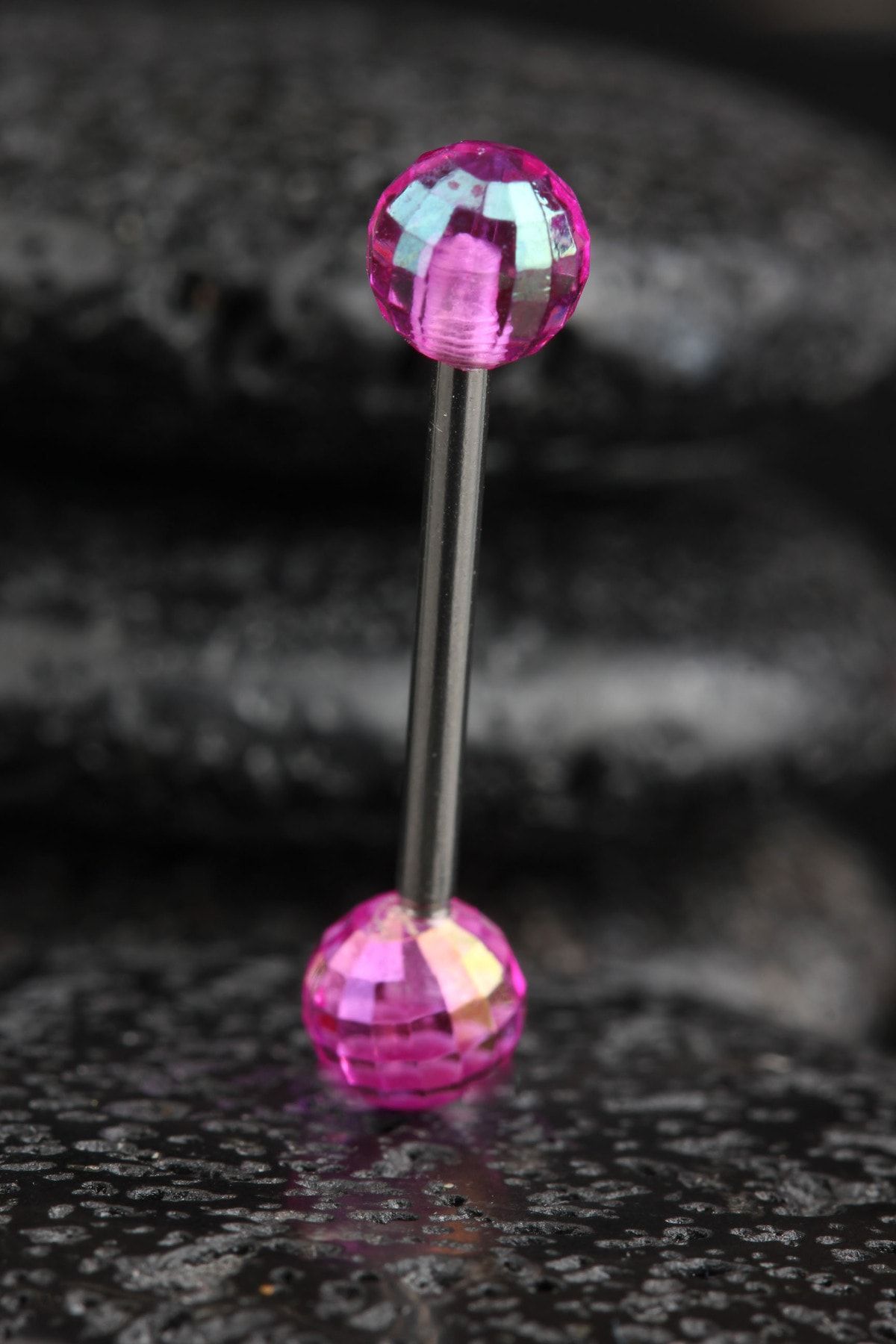 Purple on sale tongue piercing