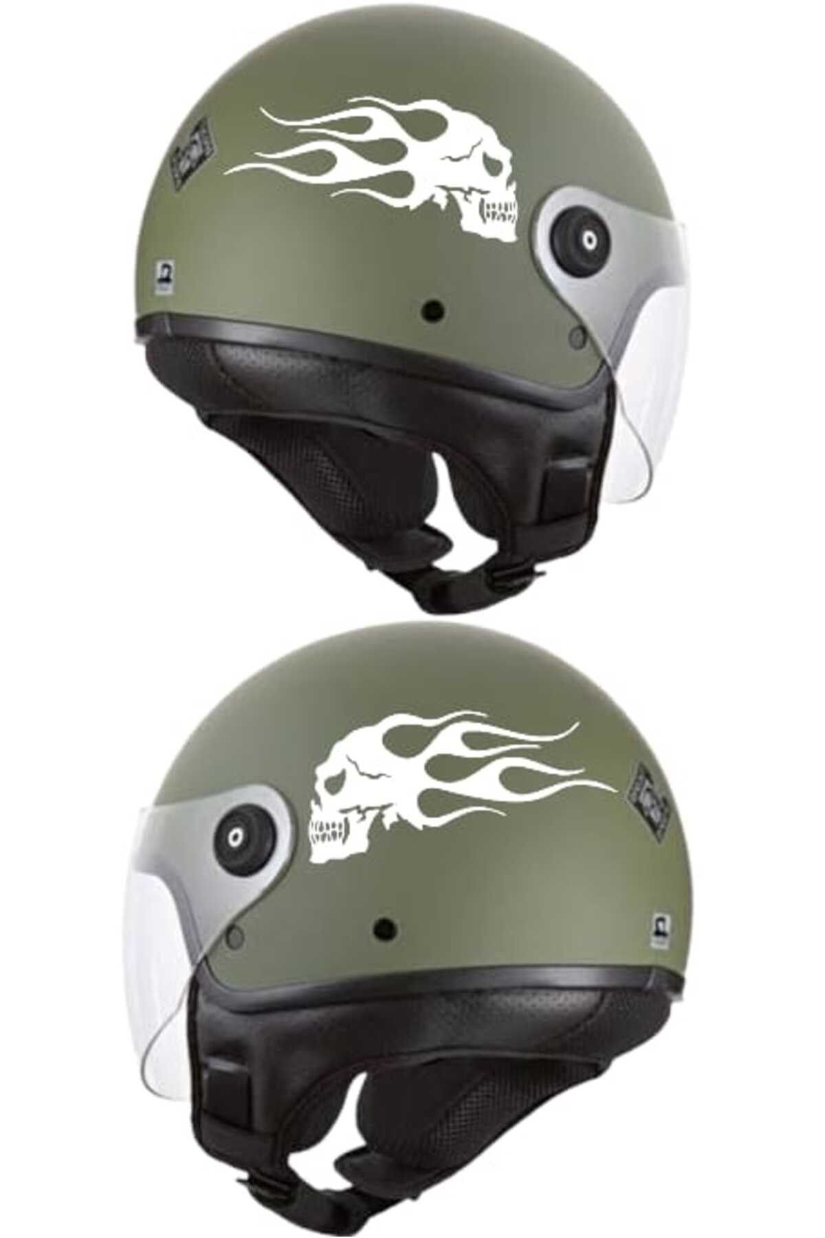 Yamaha military deals green helmet