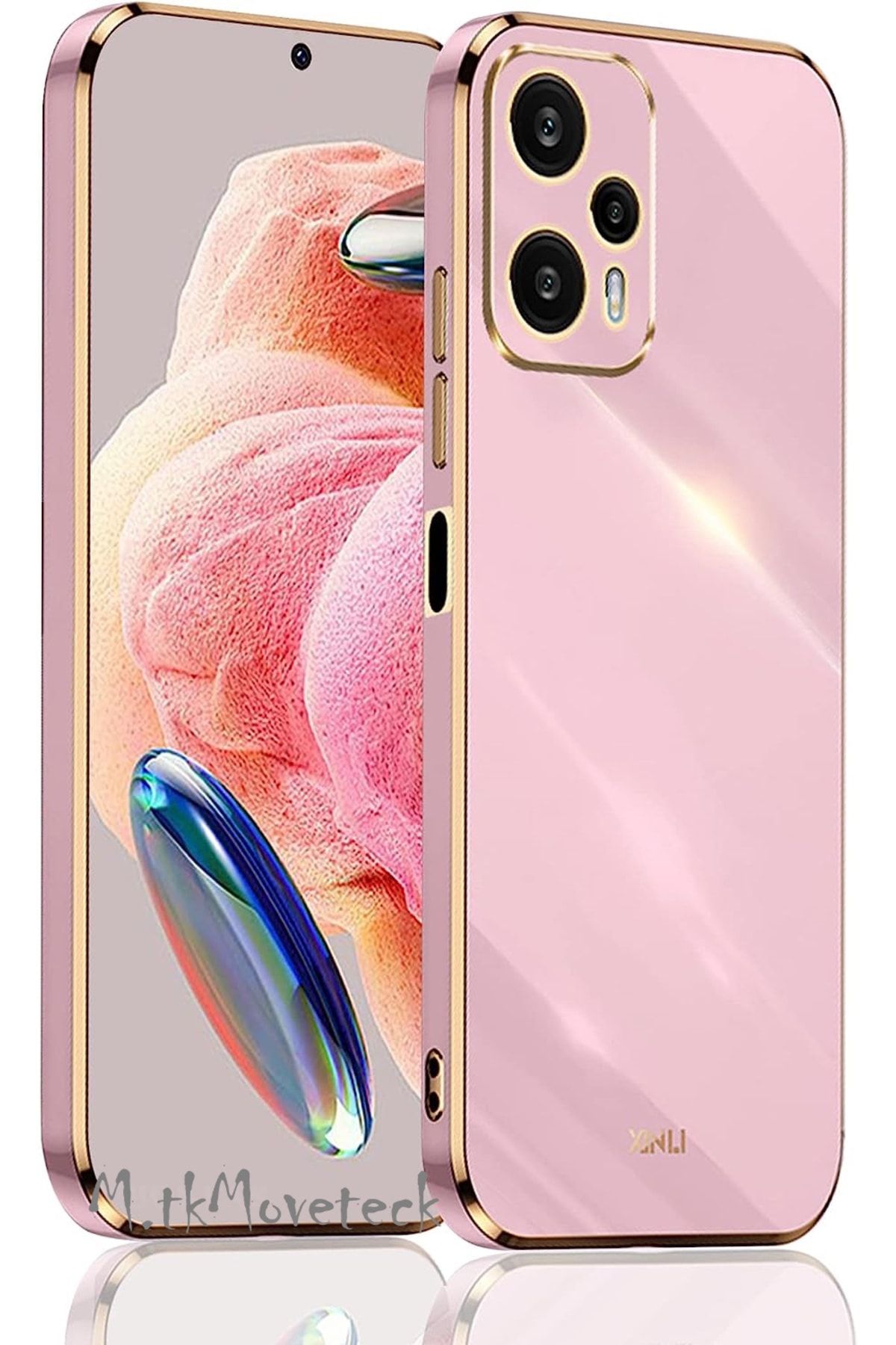Xiaomi Poco F5 5g K l f Kamera Korumal Parlak Gold Alt n Kenarl