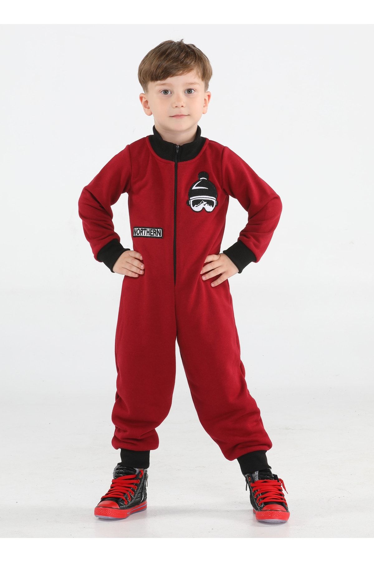 Red jumpsuit cheap boys