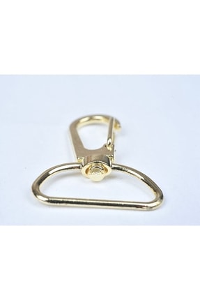 Gold Makrome Anahtarlık Aparatı 100 Adet Telli Kanca Klipsi Anahtarlık Halkası Image 3