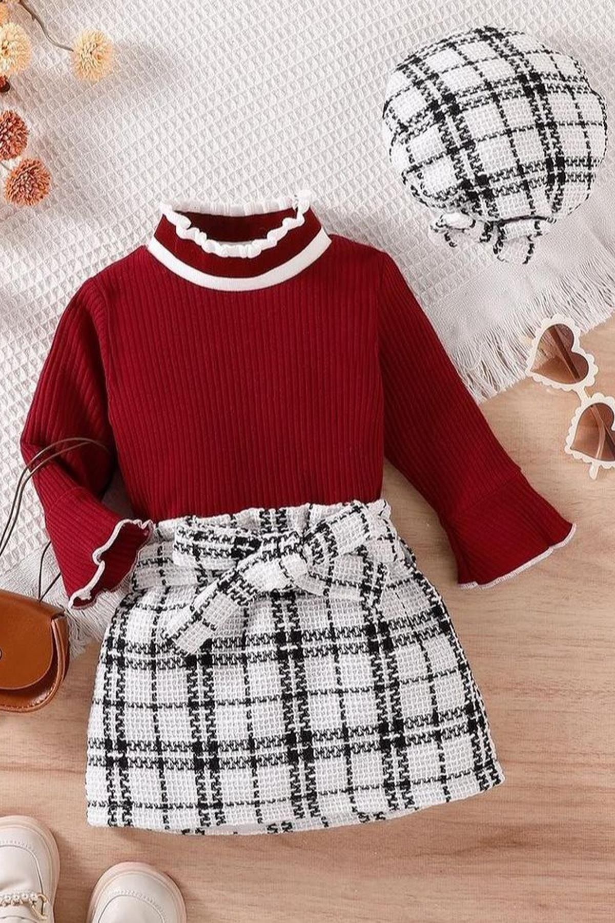 Long plaid skirt in spanish online