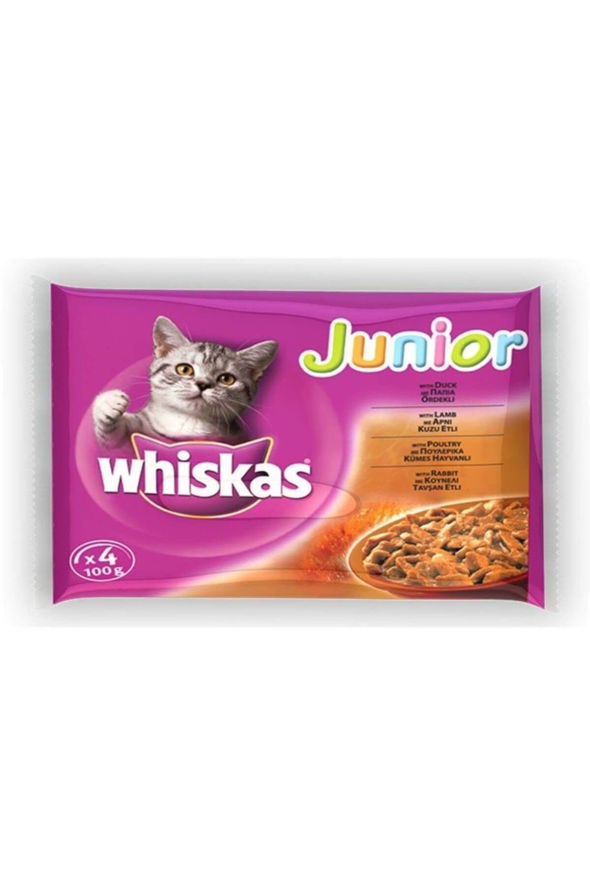 whiskas pouch multipack yavru kedi etli konserve mama 4 x 100 gr fiyati yorumlari trendyol