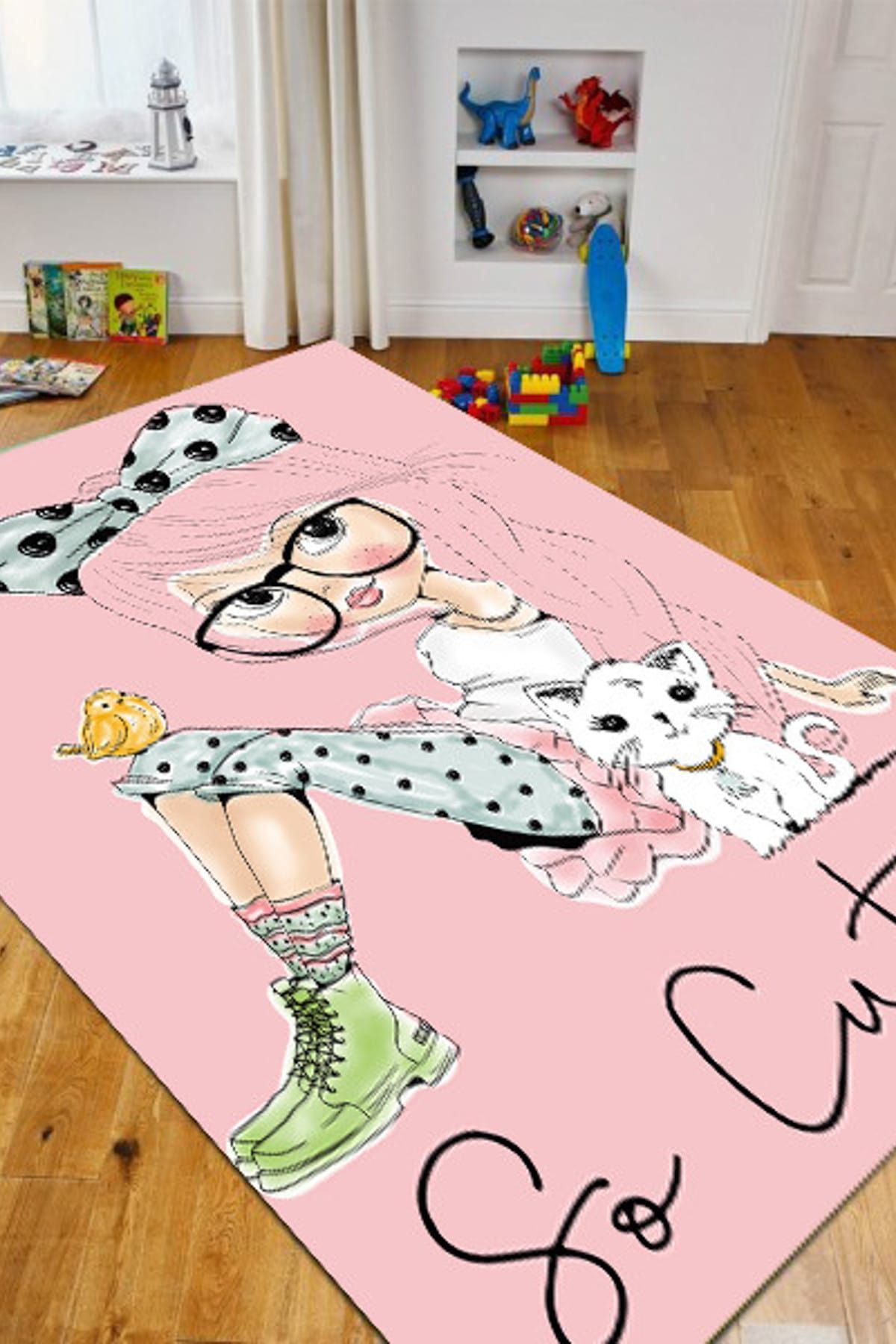 consept home genc kizli anti alerjik pembe genc kiz cocuk odasi halisi 120x180 fiyati yorumlari trendyol