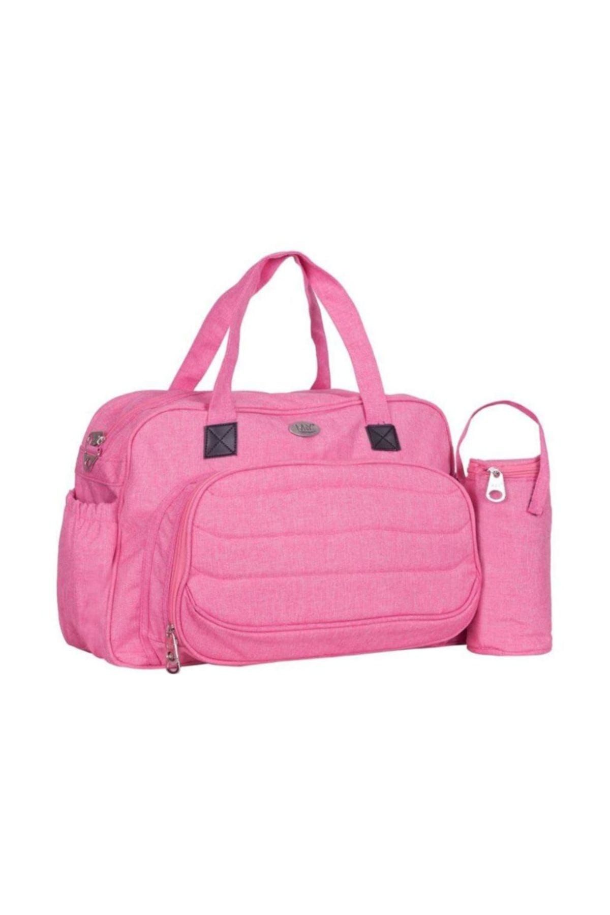 MY Collection Kadın Pembe Selvi Anne Bebek Bakım Çantası