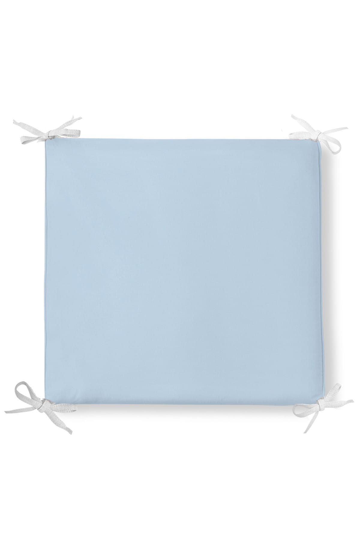 Realhomes Bebek Mavisi Dekorati Kare Sandalye Minderi 40x40cm ermuarlı